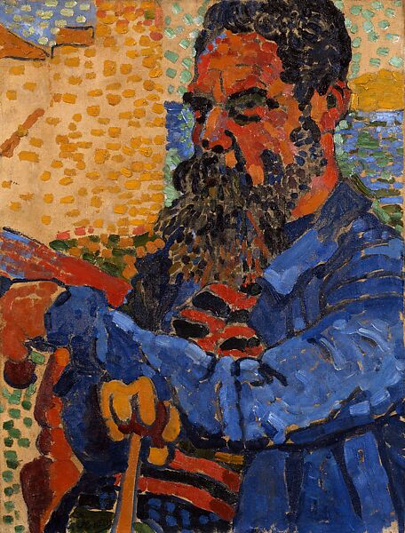 Portrait of the Painter Étienne Terrus (Portrait du peintre Etienne Terrus), André Derain  French, Oil on canvas