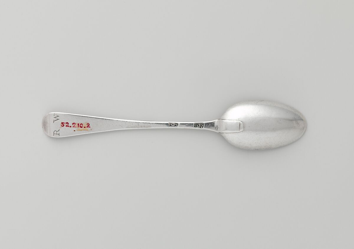 Tea Spoon, Myer Myers (1723–1795), Silver, American