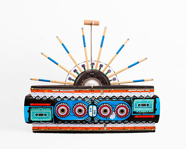 Miyale Ya Blue, Cyrus Kabiru  Kenyan, Steel and found objects