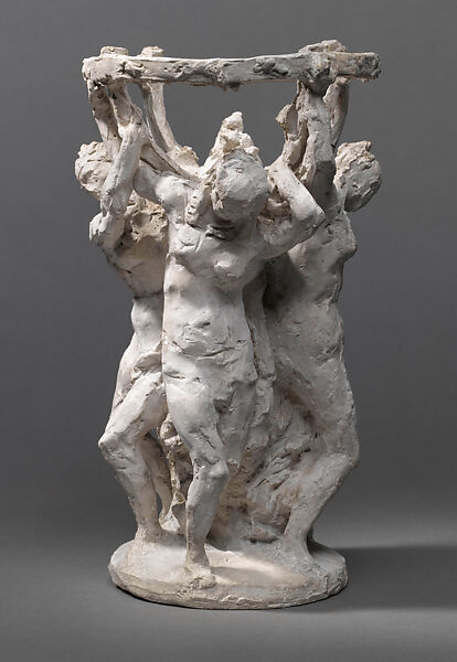 Study for the Four Parts of the World Supporting the Celestial Sphere, Jean-Baptiste Carpeaux  French, Plaster, French