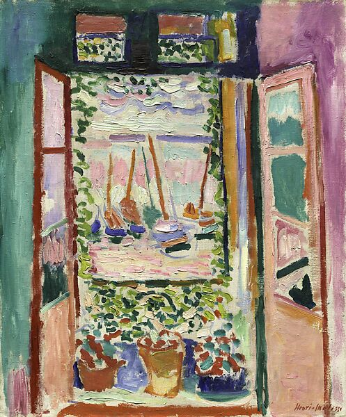 Open Window, Collioure (La fenêtre ouverte), Henri Matisse (French, Le Cateau-Cambrésis 1869–1954 Nice), Oil on canvas 