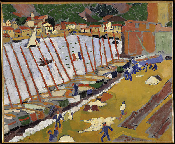 The Faubourg of Collioure (Le Faubourg de Collioure), André Derain (French, Chatou 1880–1954 Garches), Oil on canvas 