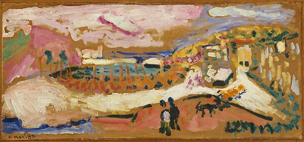 View of Collioure (Vue de Collioure), Henri Matisse (French, Le Cateau-Cambrésis 1869–1954 Nice), Oil on paper mounted on board 
