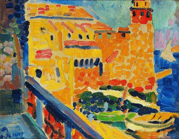 The Lighthouse of Collioure (Le phare de Collioure), André Derain (French, Chatou 1880–1954 Garches), Oil on canvas 