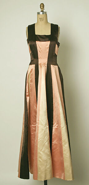 Evening dress, House of Balenciaga (French, founded 1937), silk, French 