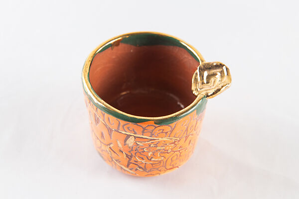 Tiger Ashtray (green), Roberto Lugo (American, born Philadelphia 1981), Glazed ceramics