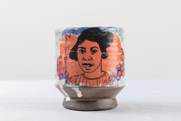 Portrait Cup: Zora Neale Hurston, Roberto Lugo  American, Glazed ceramics