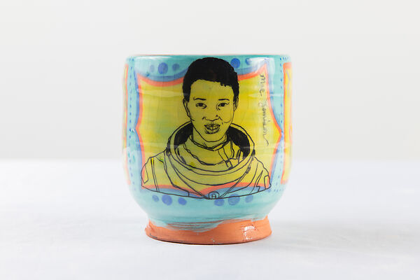 Portrait Cup: Mae Jemison, Roberto Lugo  American, Glazed ceramic