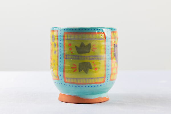 Portrait Cup: Mae Jemison, Roberto Lugo (American, born Philadelphia 1981), Glazed ceramic
