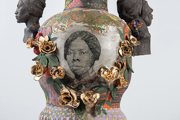 Digable Underground, Roberto Lugo (American, born Philadelphia 1981), Glazed stoneware, enamel paint, and luster