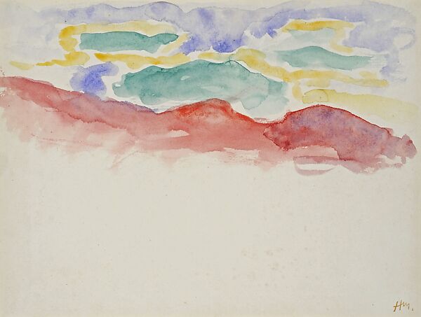 Mountains, Collioure (Montagnes, Collioure), Henri Matisse  French, Watercolor and graphite on paper