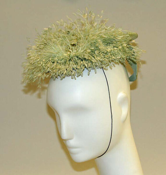 Hat, Madame Suzy (French), feathers, French 