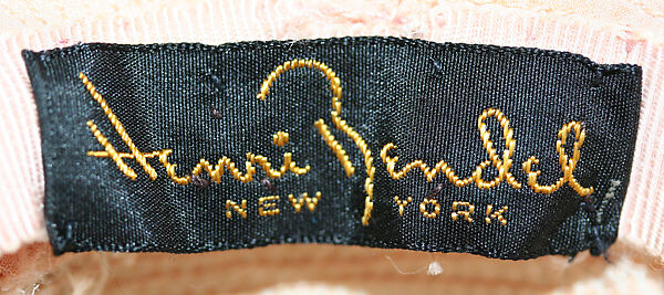 Hat, Henri Bendel (American, founded 1895), silk, American