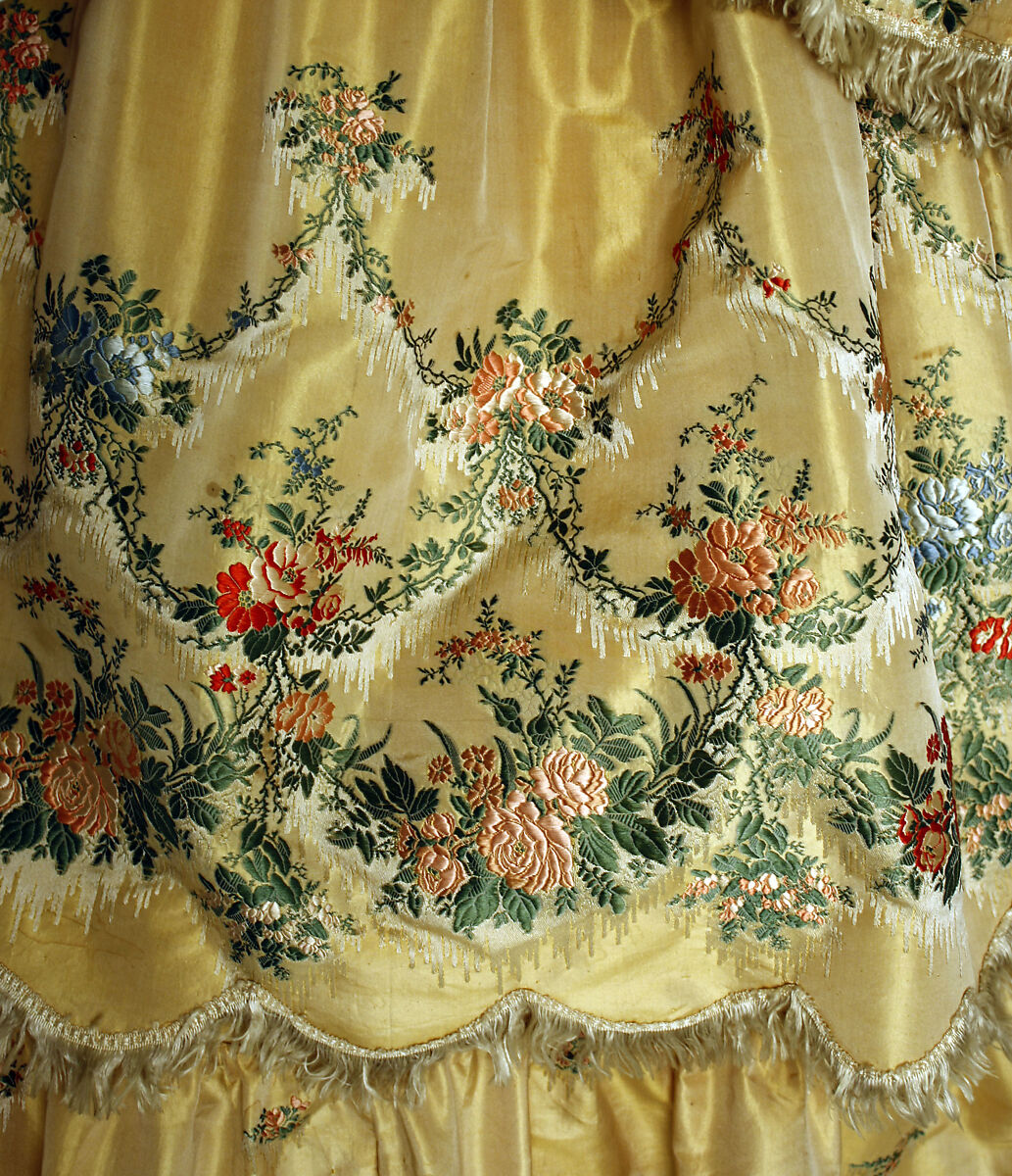 Dress, silk, American