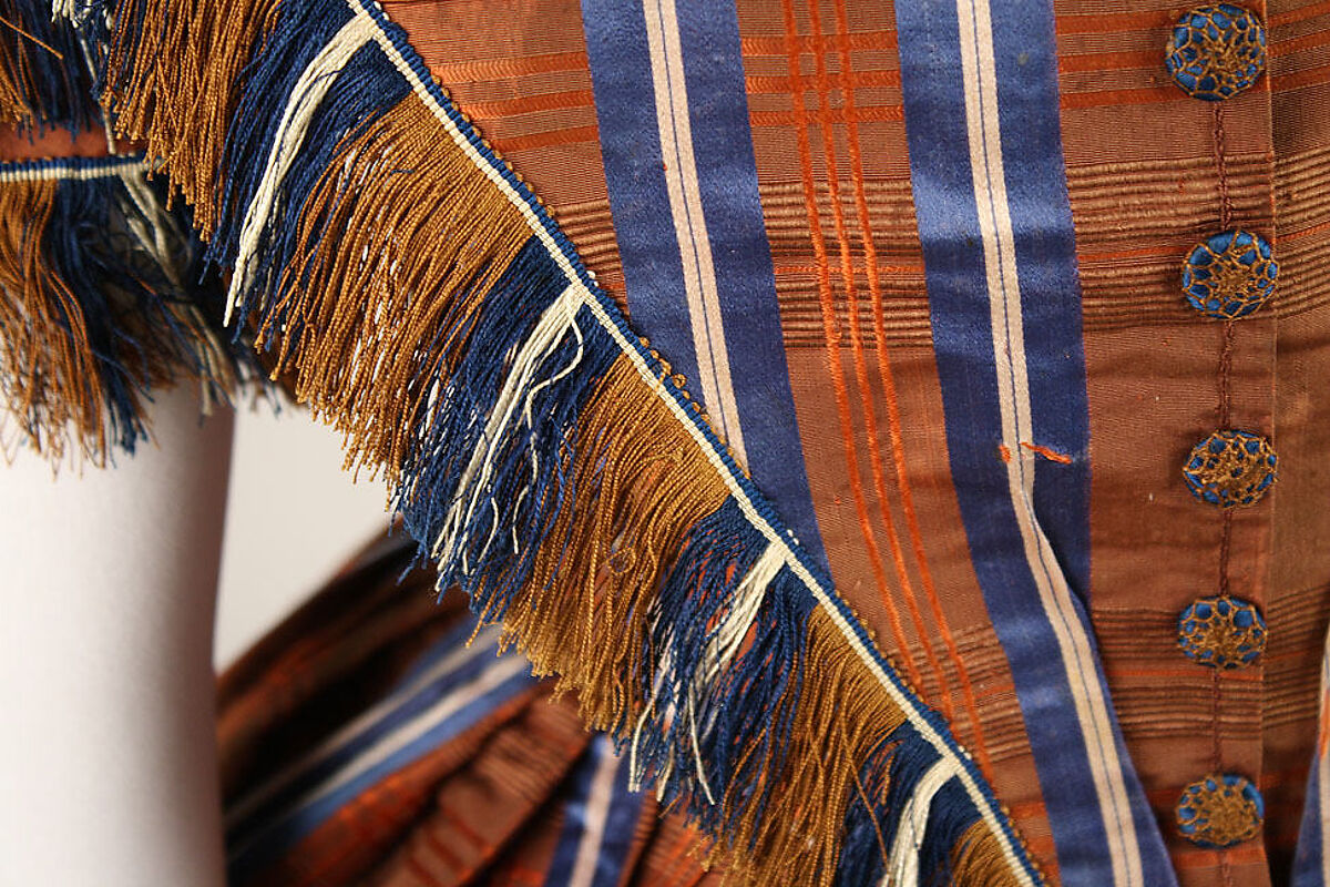 Dress, silk, American