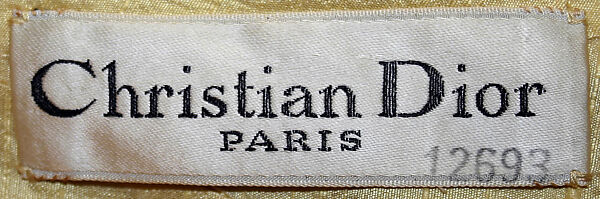 "Comedie Italienne", House of Dior (French, founded 1946), silk, French