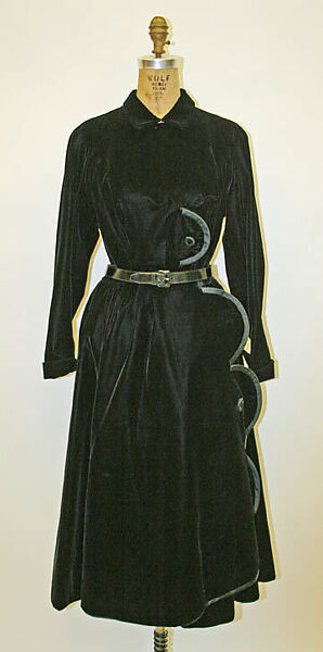 Dress, House of Dior (French, founded 1946), (a, b) silk; (c) leather
c) leather, French 