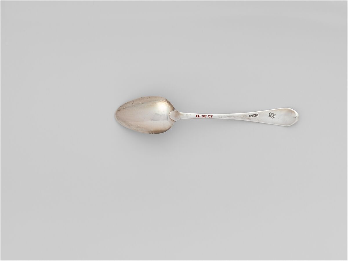 Tea Spoon, Daniel Van Voorhis (1751–1824), Silver, American