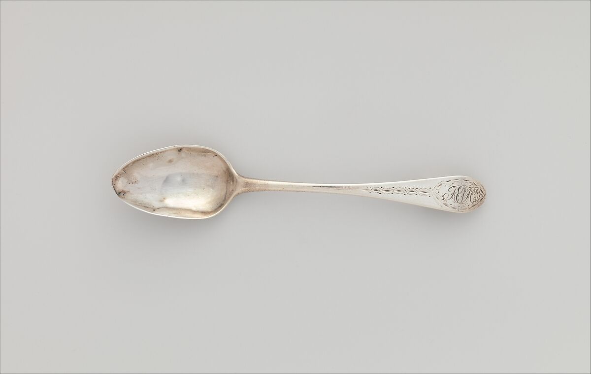 Tea Spoon, Daniel Van Voorhis (1751–1824), Silver, American 