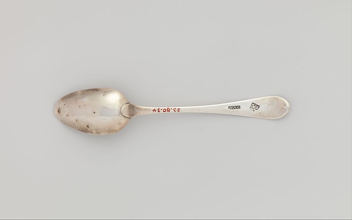 Tea Spoon, Daniel Van Voorhis (1751–1824), Silver, American