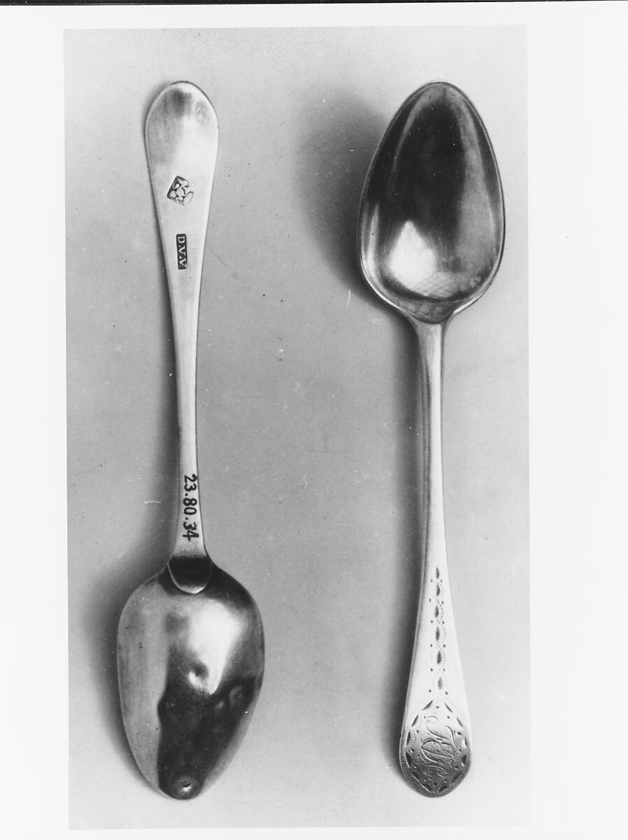Tea Spoon, Daniel Van Voorhis (1751–1824), Silver, American