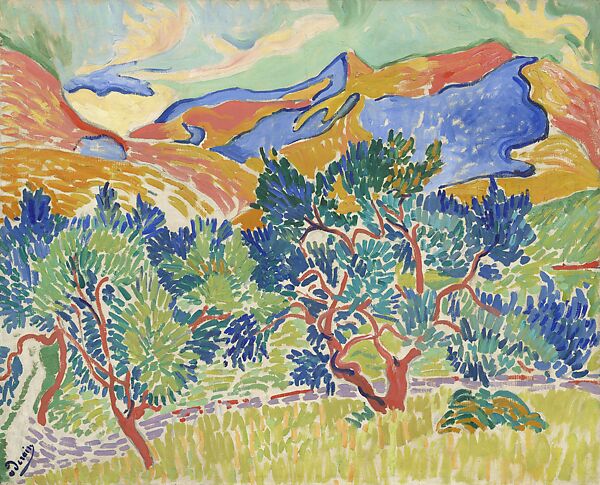 Mountains at Collioure (Les montagnes à Collioure), André Derain (French, Chatou 1880–1954 Garches), Oil on canvas 