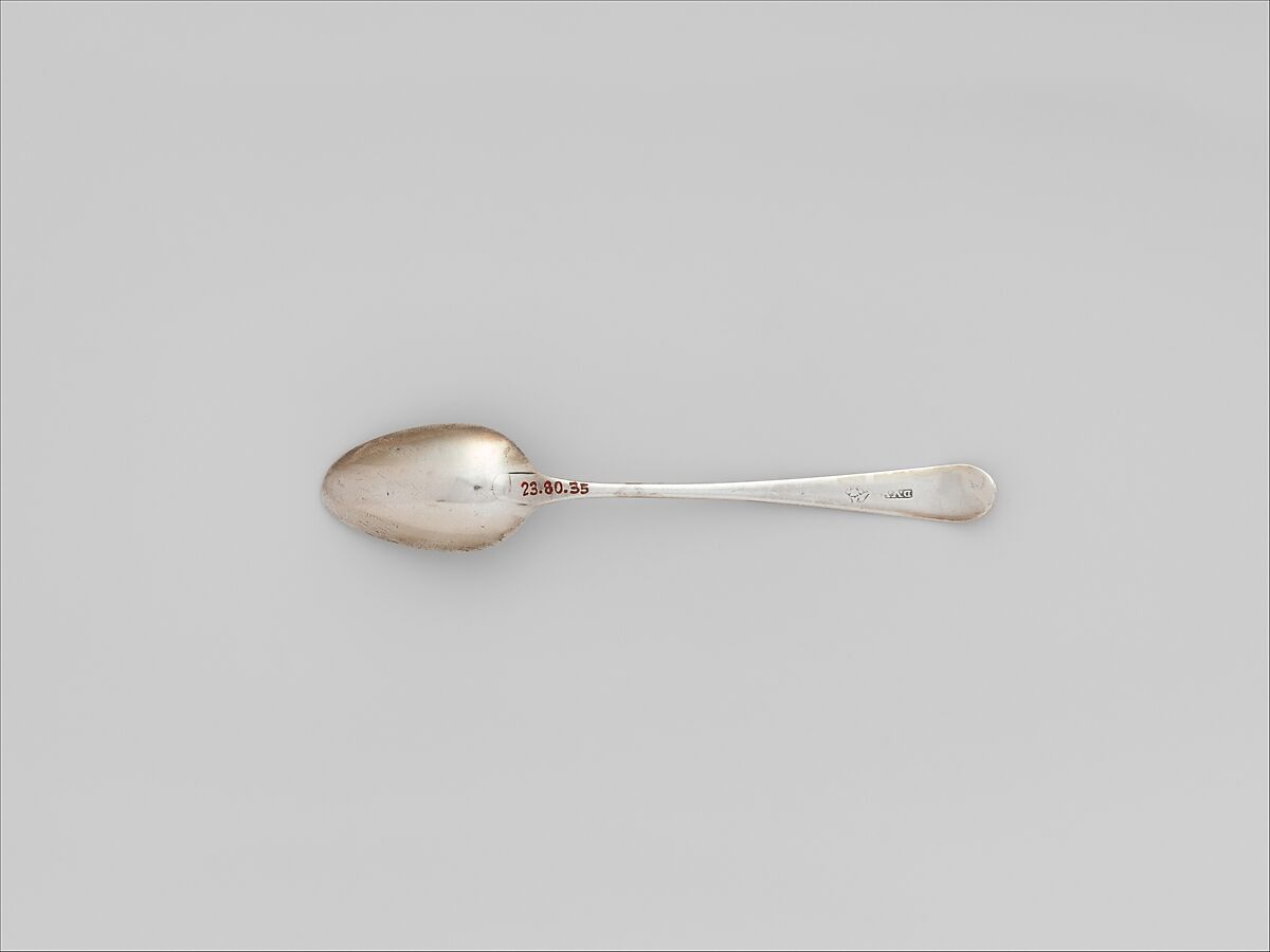 Tea Spoon, Daniel Van Voorhis (1751–1824), Silver, American