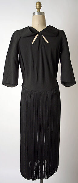 Cocktail dress, House of Patou (French, founded 1914), silk, French