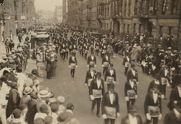 [Parade, Harlem], James Van Der Zee (American, Lenox, Massachusetts 1886–1983 Washington, D.C.), Gelatin silver print 