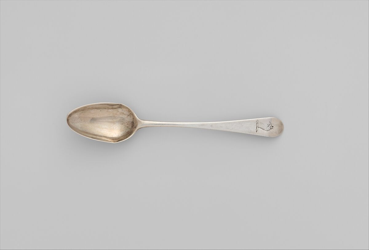 Tea Spoon, Daniel Van Voorhis (1751–1824), Silver, American 