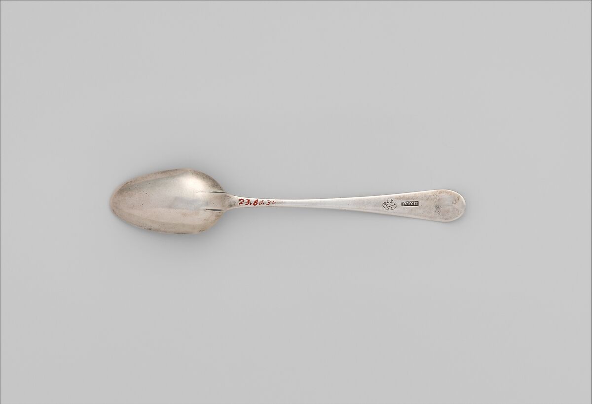 Tea Spoon, Daniel Van Voorhis (1751–1824), Silver, American