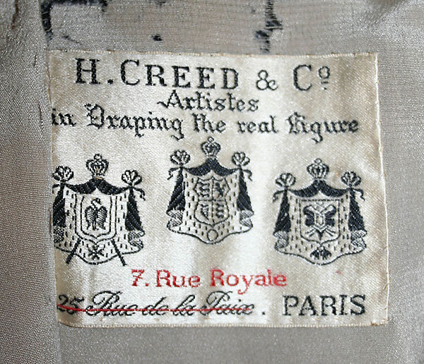 Suit, H. Creed &amp; Co. (French, founded 1850), wool, French