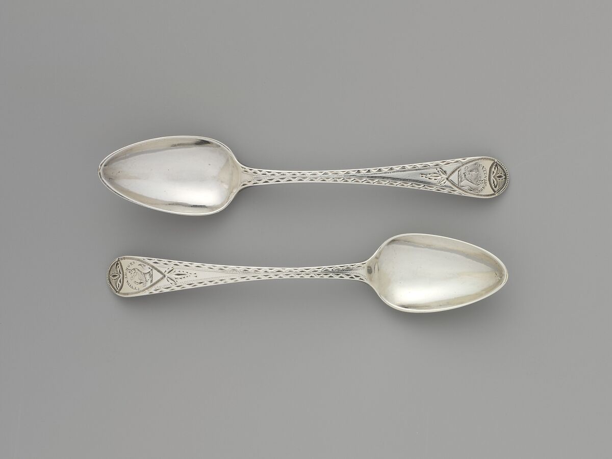Tea Spoon, Daniel Van Voorhis (1751–1824), Silver, American 