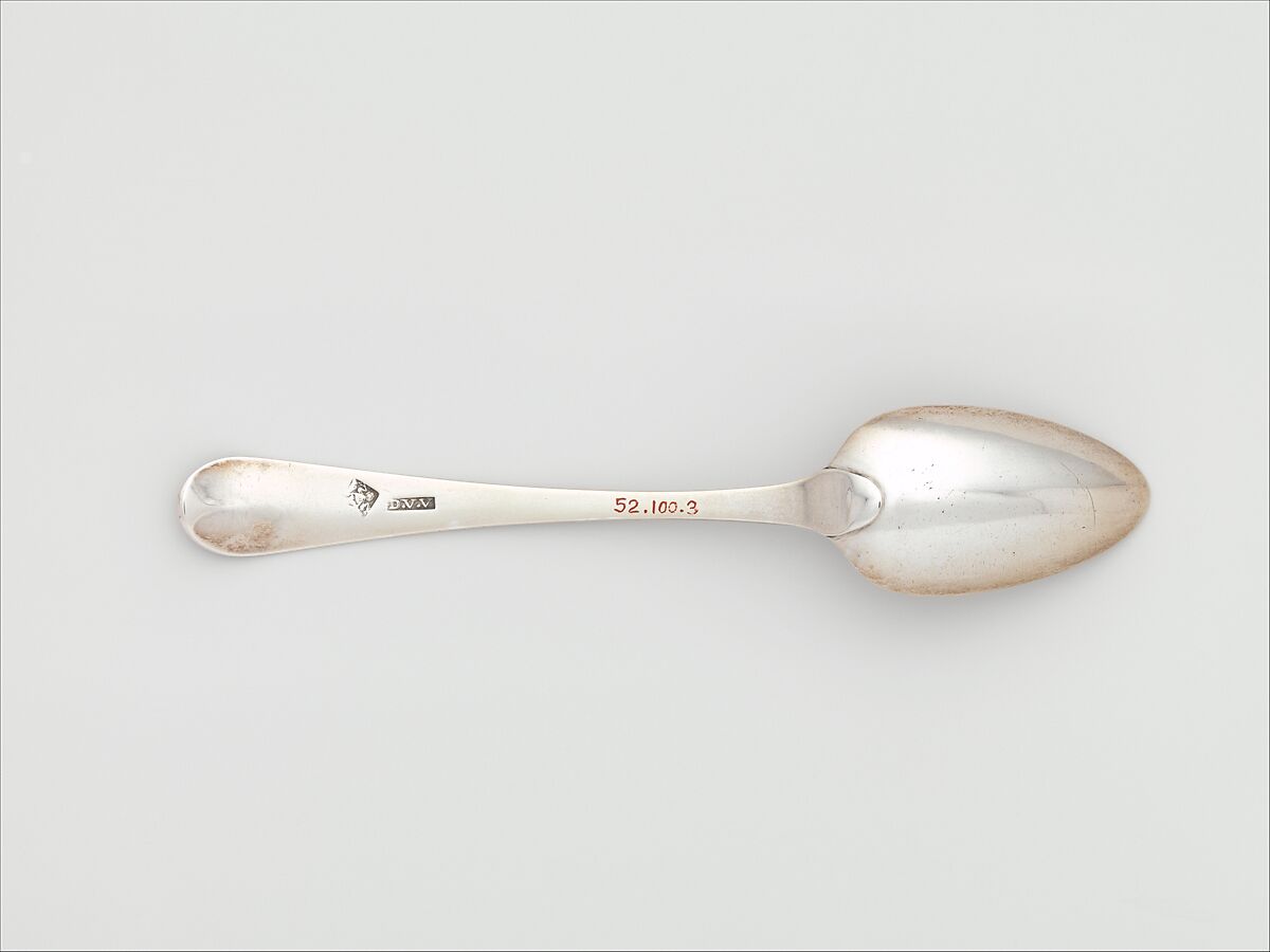 Tea Spoon, Daniel Van Voorhis (1751–1824), Silver, American