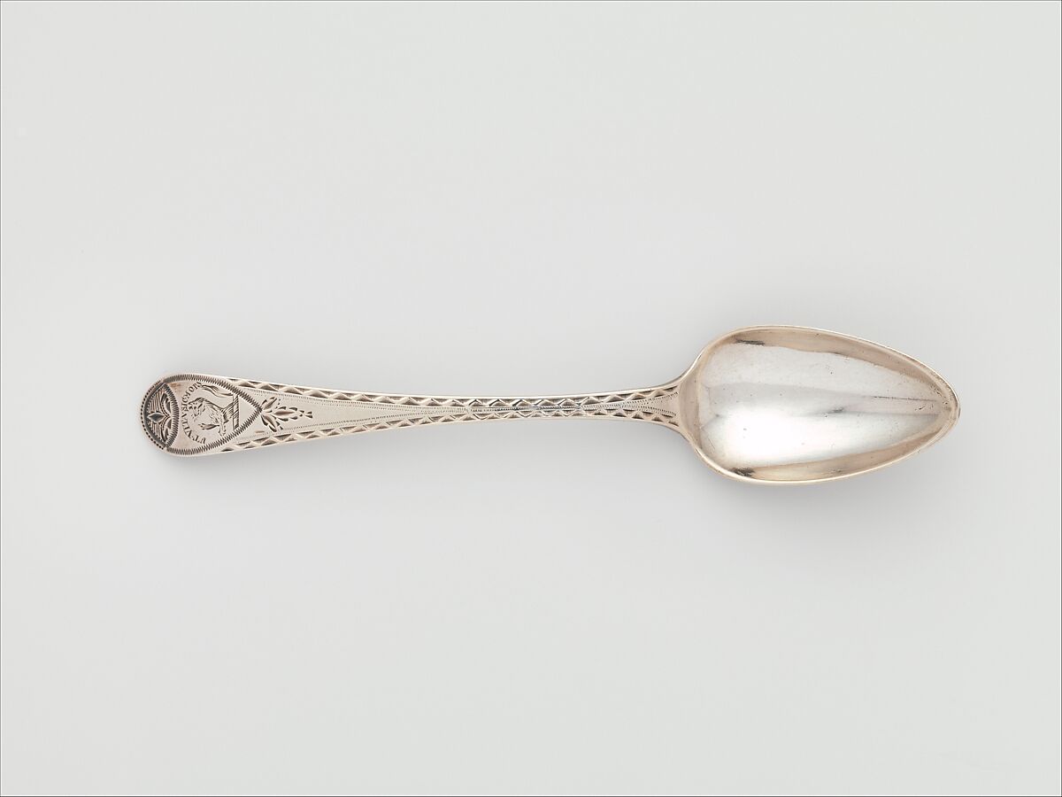 Tea Spoon, Daniel Van Voorhis (1751–1824), Silver, American