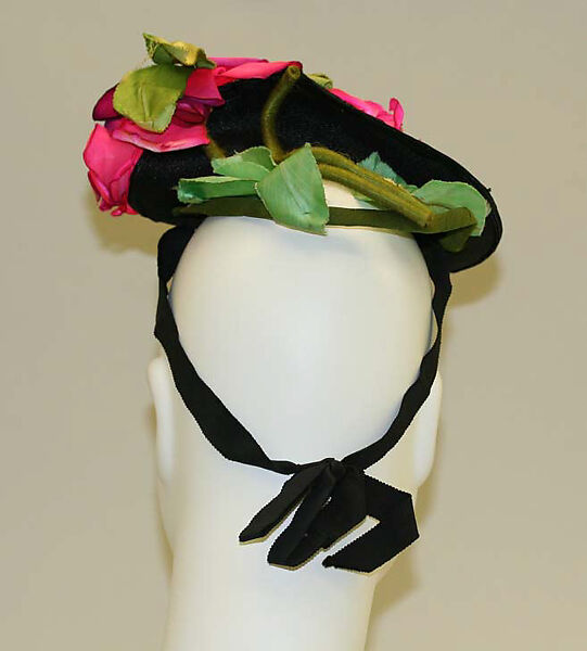 Hat, Lilly Daché (American (born France), Bègles 1898–1989 Louvecienne), straw, silk, American