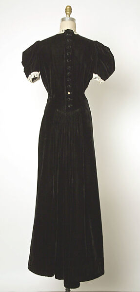 Evening ensemble, probably House of Jacques Fath (French, founded 1937), (a) silk, cotton, glass; (b) cotton, French