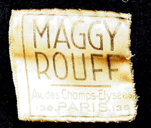 Ensemble, Maggy Rouff (French, 1927–1979), (a) wool; (b,c) silk, French