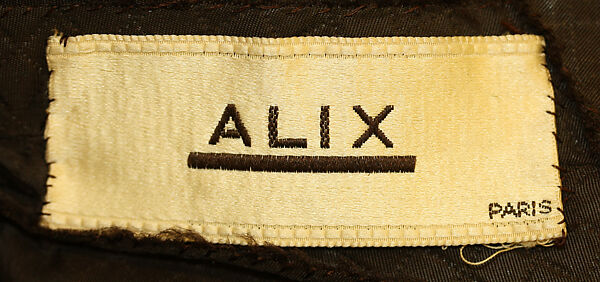 Evening dress, Alix (French, 1934–1942), silk, French