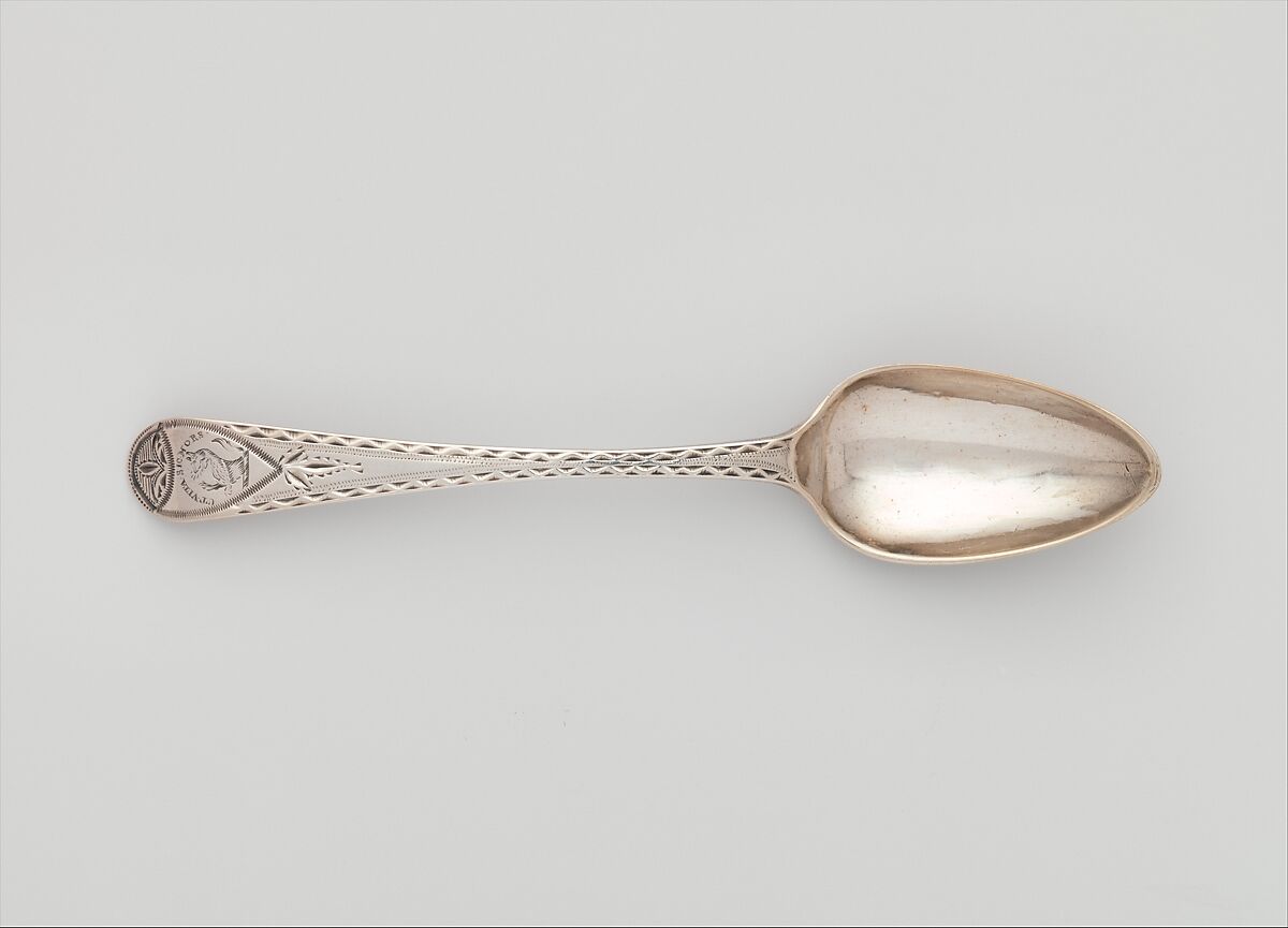 Tea Spoon, Daniel Van Voorhis (1751–1824), Silver, American 