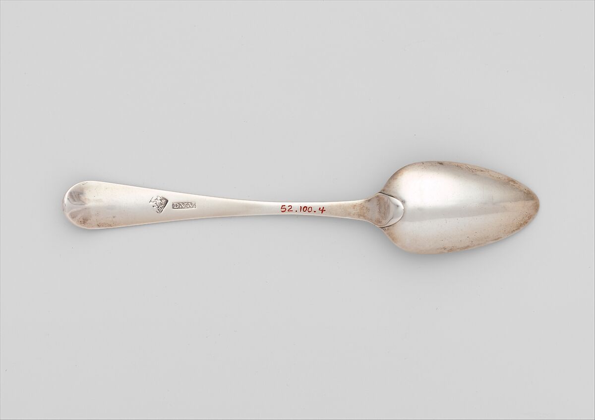 Tea Spoon, Daniel Van Voorhis (1751–1824), Silver, American