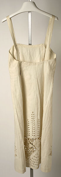Sundress, Valentina Gowns (American, 1928–1957), flax, cotton, American
