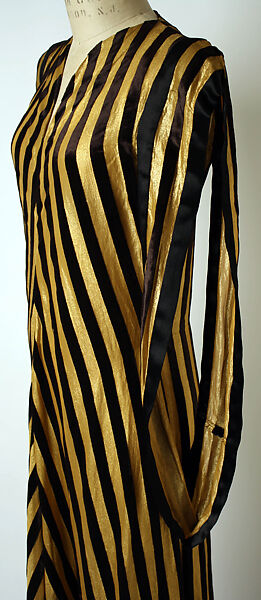 Evening dress, Valentina Gowns (American, 1928–1957), silk, metallic, American