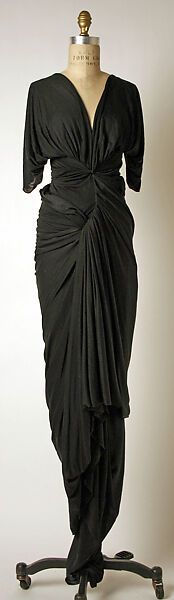 Evening dress, Alix (French, 1934–1942), silk, French 