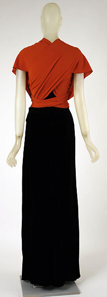 Evening dress, House of Vionnet (French, active 1912–14; 1918–39), silk, French