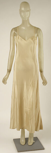 Evening dress, House of Vionnet (French, active 1912–14; 1918–39), silk, French