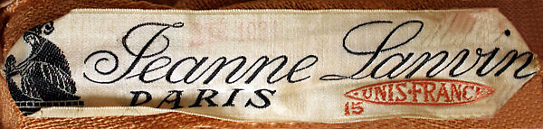 Dinner dress, House of Lanvin (French, founded 1889), silk, French