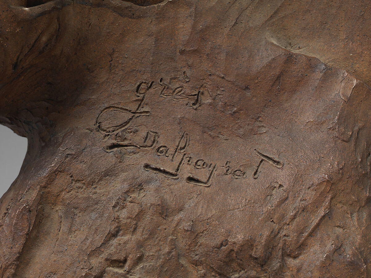 Puddlers in Profile, Composition by Constantin Meunier (Belgian, Etterbeek 1831–1905 Ixelles), Stoneware, French