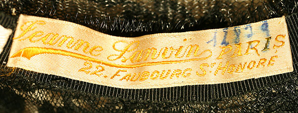 Ensemble, House of Lanvin (French, founded 1889), a) silk
b) cotton
c) glass, French