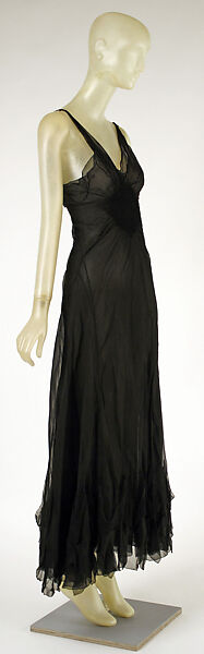 Evening dress, House of Vionnet (French, active 1912–14; 1918–39), silk, French